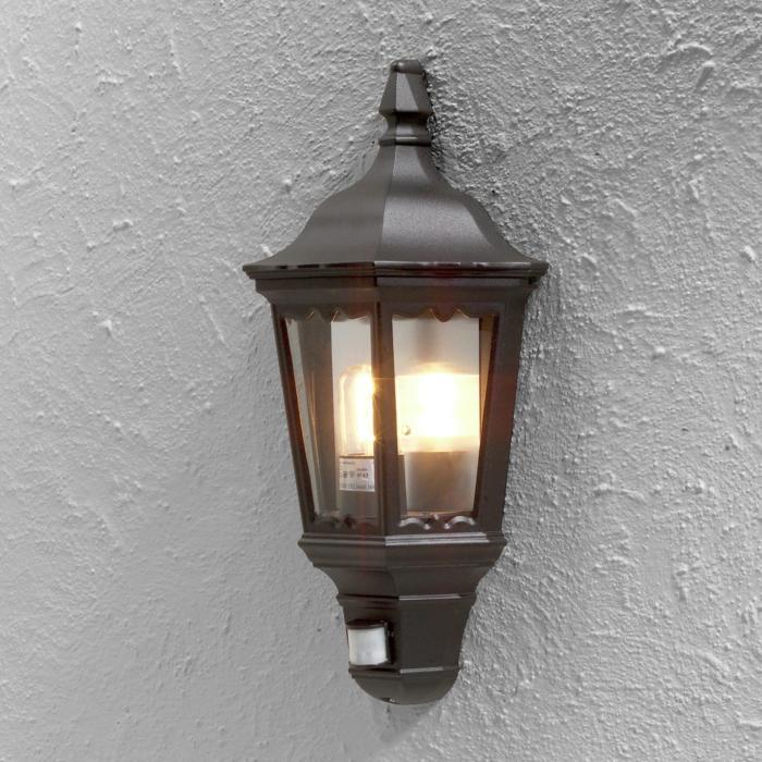 Vägglampa Ute Firenze Sensor E27