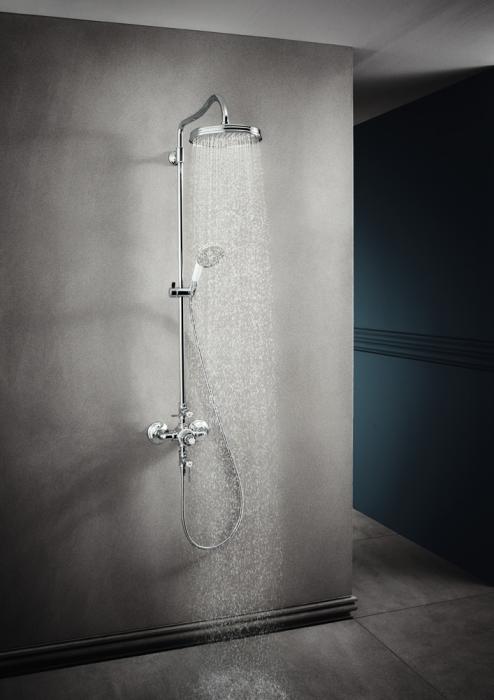 AXOR Montreux Showerpipe med termostat 170cc & dusch 240 1jet Classic