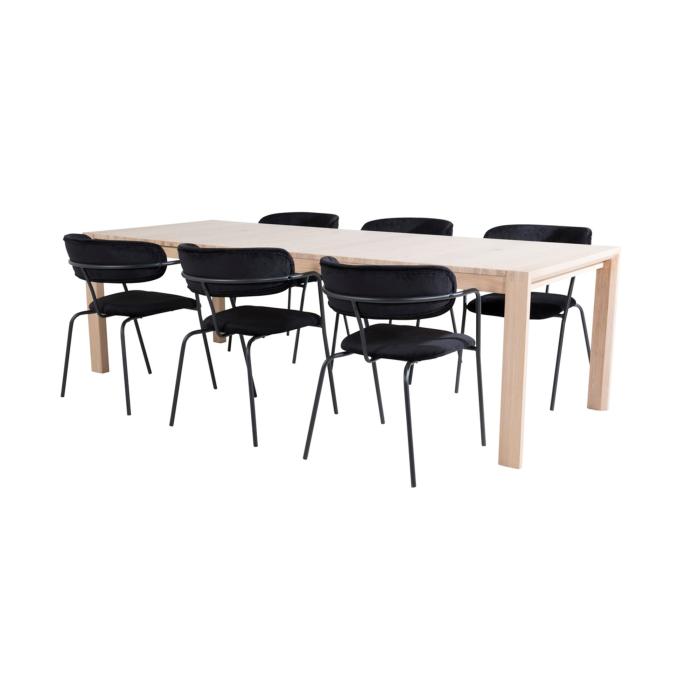Rektangulär matgrupp Slider, Arrow