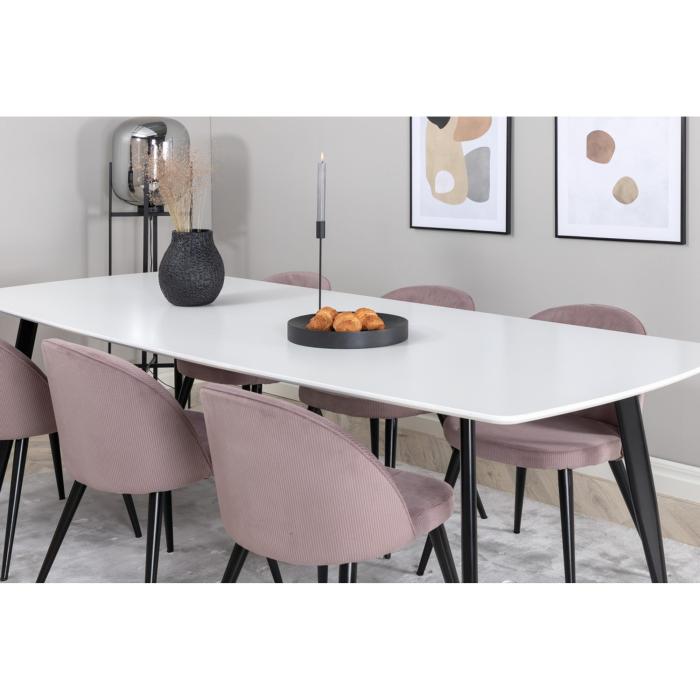 Rektangulär matgrupp Polar, Velvet
