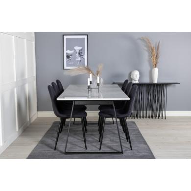 Rectangular Dining Set Estelle, Polar