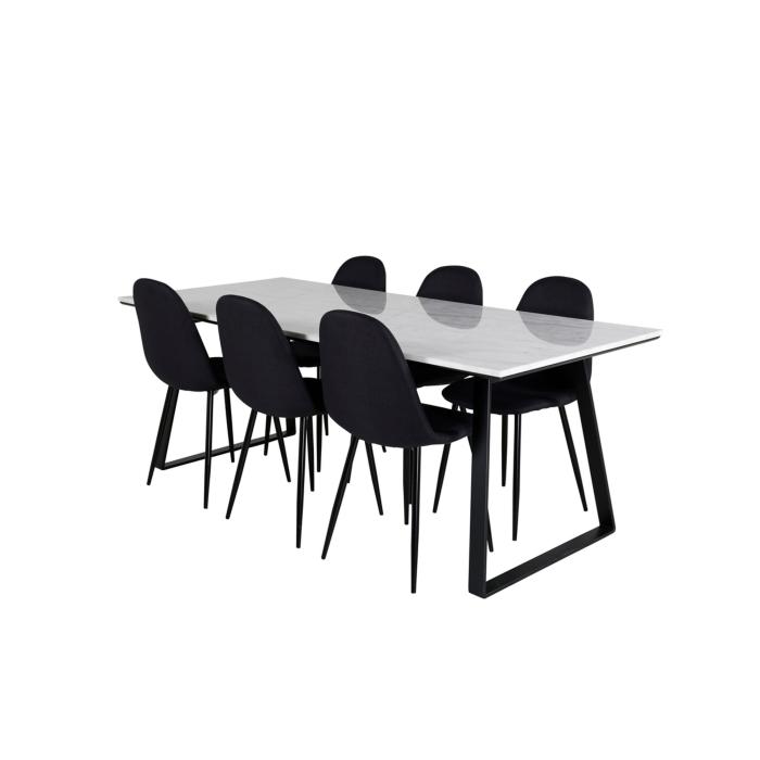 Rectangular Dining Set Estelle, Polar