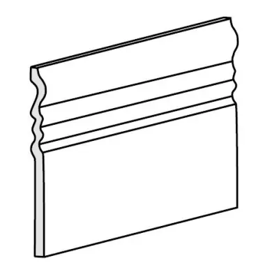 Bistro Skirting Gris Oscuro 15x15