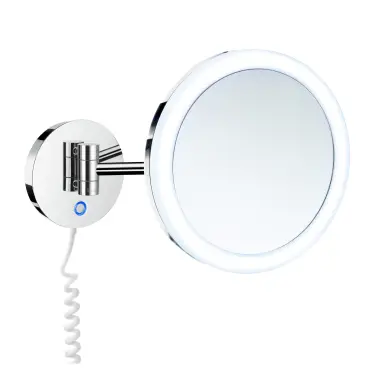Smink- & Rakspegel Outline x7 med LED/Dual Light Krom