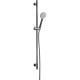 Borstad svart krom