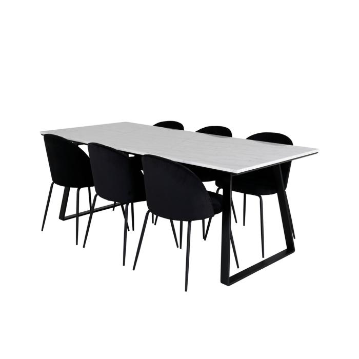 Rectangular Dining Set Estelle, Wrinkles