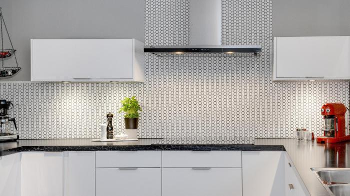 Mosaik Hexa Vit Matt 2,3x2,5