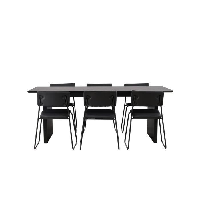 Rektangulär matgrupp Vail, Kenth