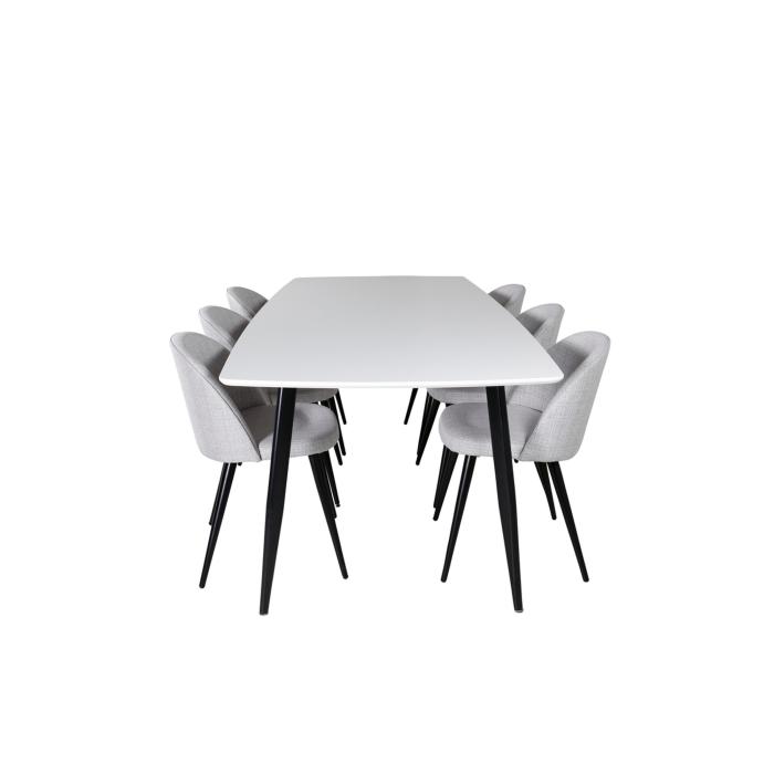 Rektangulär matgrupp Polar, Velvet
