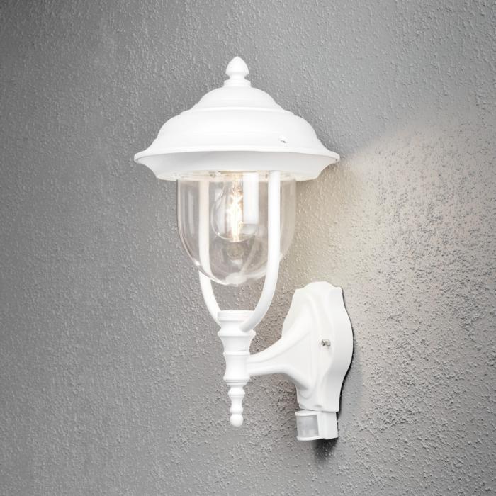 Vägglampa Ute Parma E27 Upp PIR Rörelsevakt