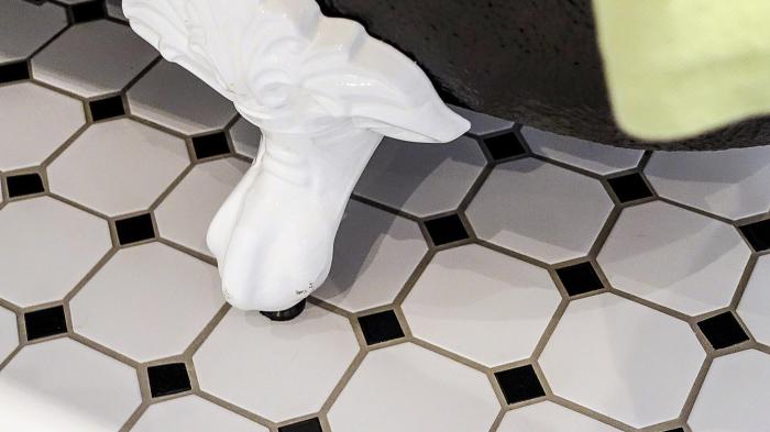 Mosaik Ottagona Vit Matt 5,6x5,6 Passbit