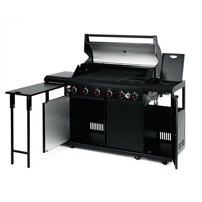 Gasolgrill Outdoor Kitchen 6.1 MaxX Svart 22173