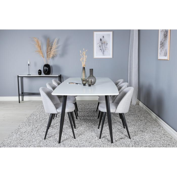 Rektangulär matgrupp Polar, Velvet