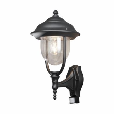 V&auml;gglampa Ute Parma E27 Upp PIR R&ouml;relsevakt