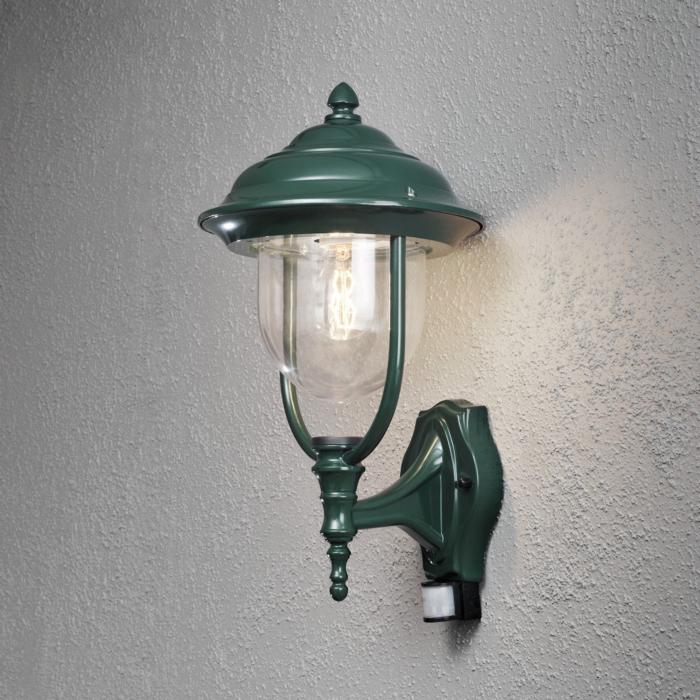 Vägglampa Ute Parma E27 Upp PIR Rörelsevakt