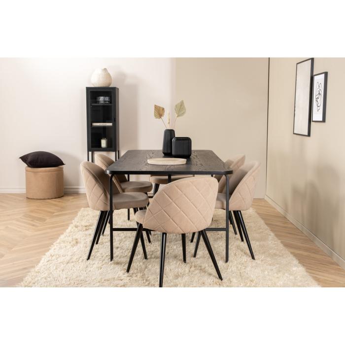Rektangulär matgrupp Uno, Velvet