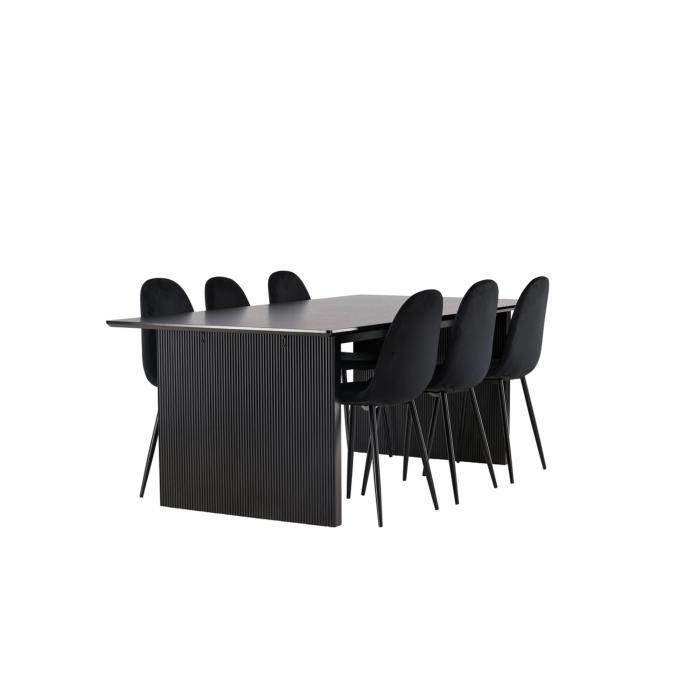 Rektangulär matgrupp Vail, Polar