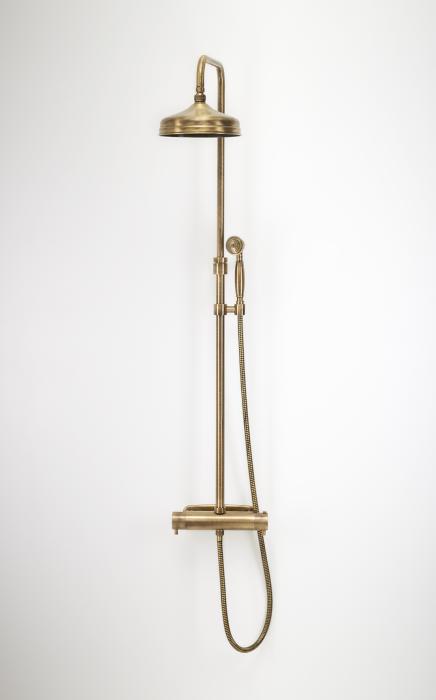 Takduschset Colour Line med Mix Termostatblandare