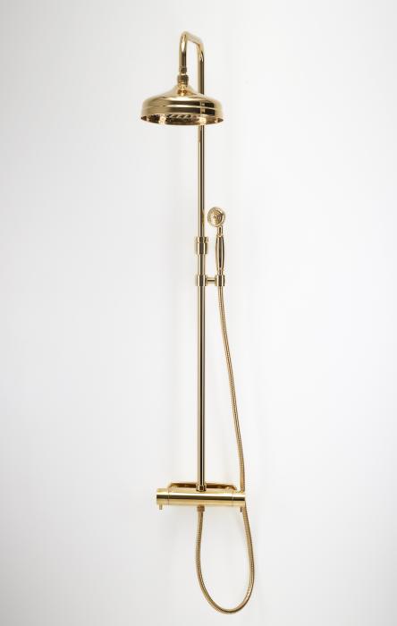 Takduschset Colour Line med Mix Termostatblandare