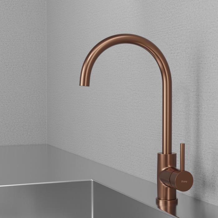 Köksblandare Steel Curve