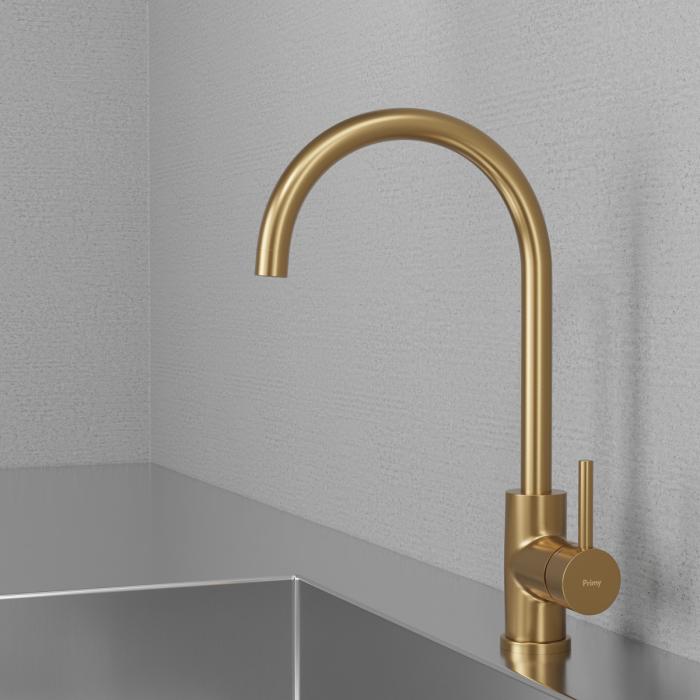 Köksblandare Steel Curve