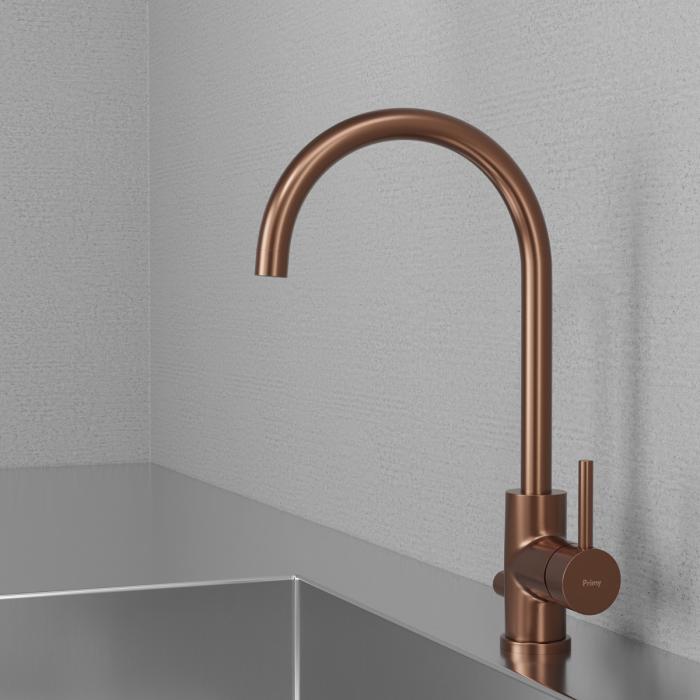 Köksblandare Steel Curve D