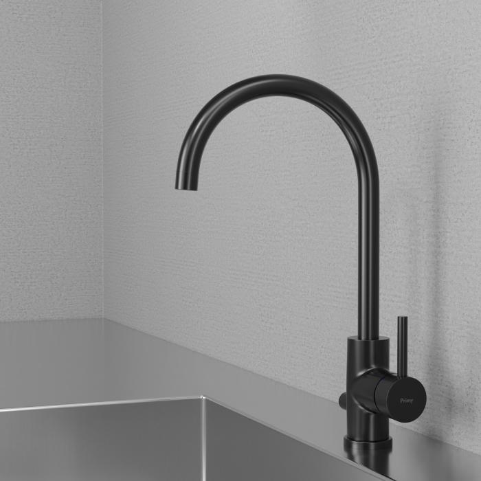 Köksblandare Steel Curve D