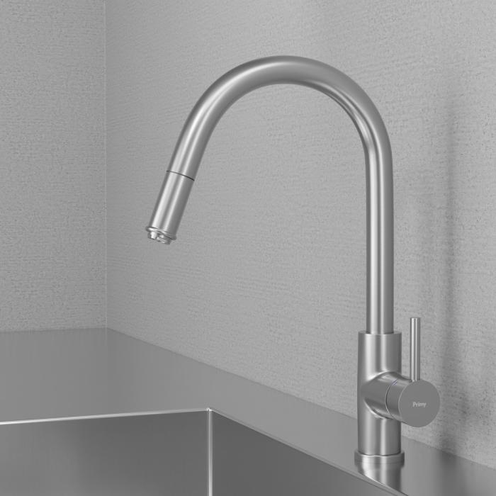 Köksblandare Steel Access