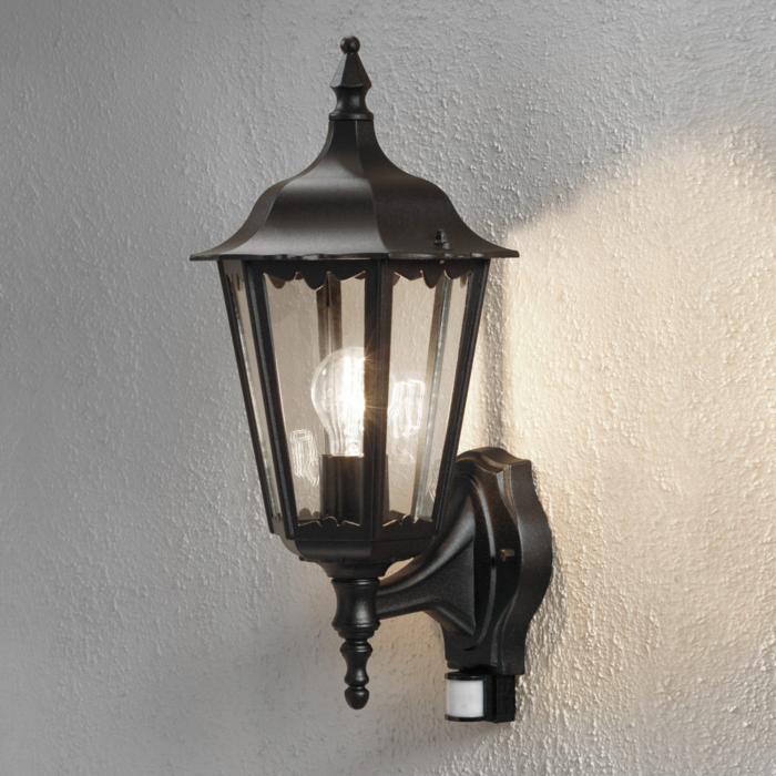 Vägglampa Ute Firenze E27 Upp PIR Rörelsevakt