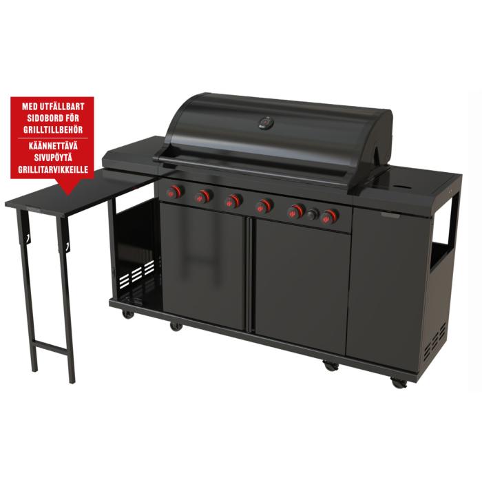 Gasolgrill Outdoor Kitchen 6.1 MaxX Svart 22173