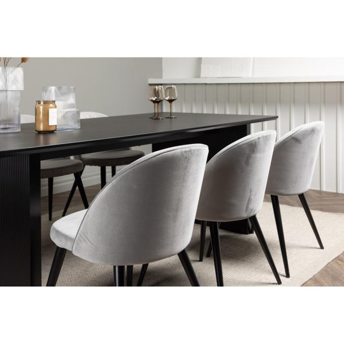 Rektangulär matgrupp Vail, Velvet