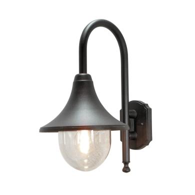 V&auml;gglampa Ute Bari E27 Ner