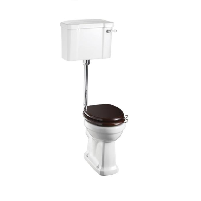 Toastol Lågspolande Normalhög, Soft-close Bred cistern 52 & Spolvred i Krom