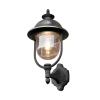 V&auml;gglampa Ute Parma E27 Svart/Rostfri