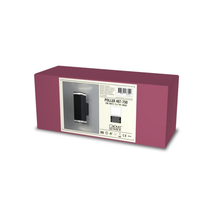 Vägglampa Ute Pollux 2xGU10