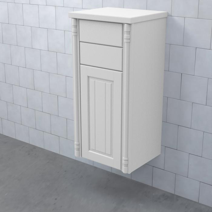 Halvhögt skåp Valhall med två lådor och en lucka