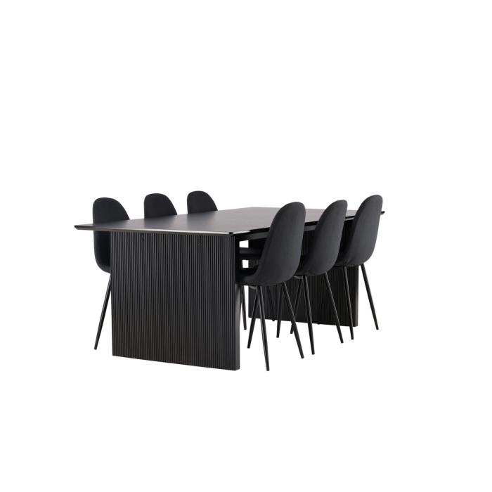 Rektangulär matgrupp Vail, Polar