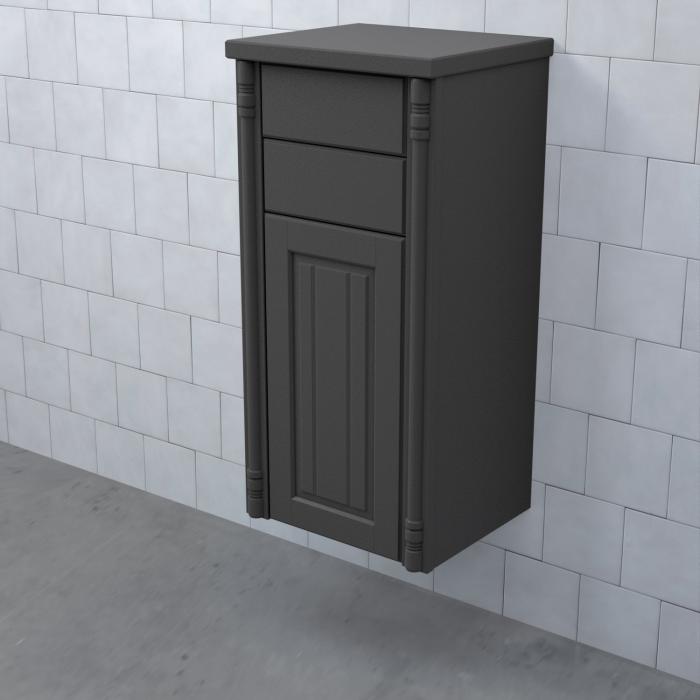 Halvhögt skåp Valhall med två lådor och en lucka