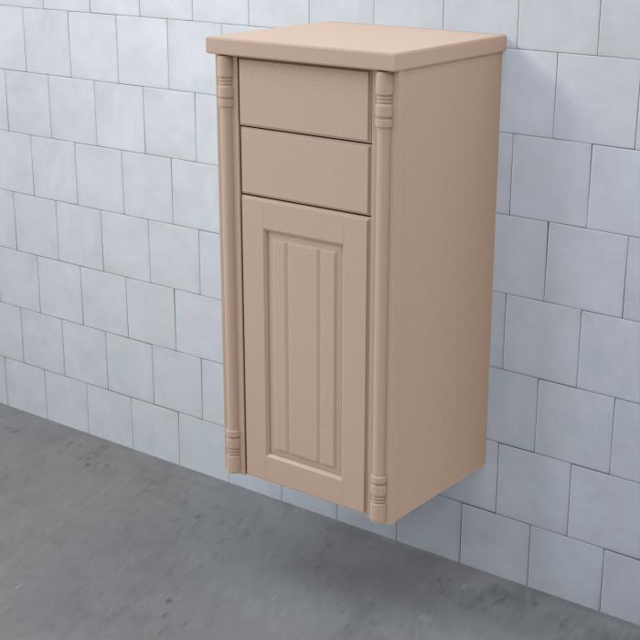 Halvhögt skåp Valhall med två lådor och en lucka