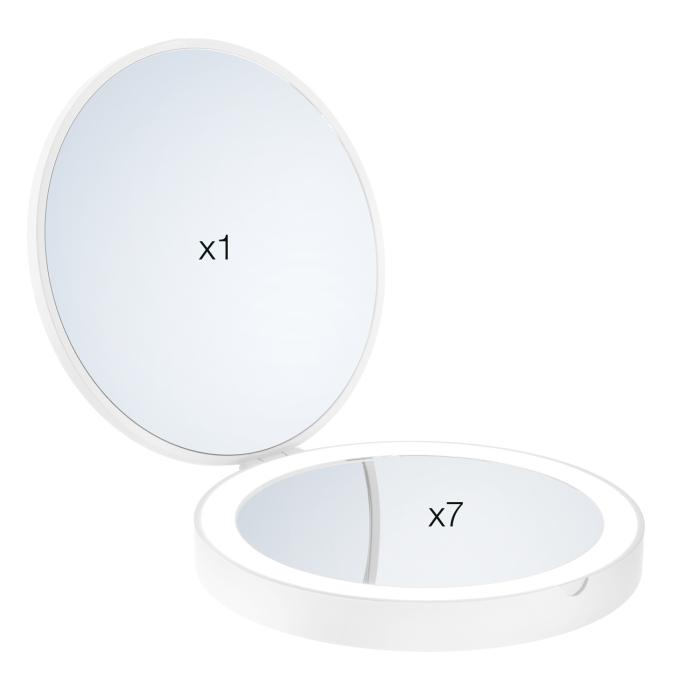 Resespegel Outline Lite LED Normal/x7 Förstoring
