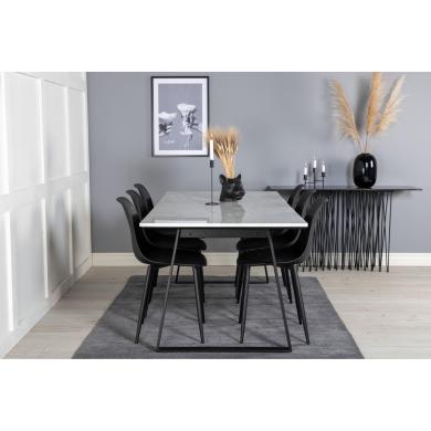 Rectangular Dining Set Estelle, Polar Plast