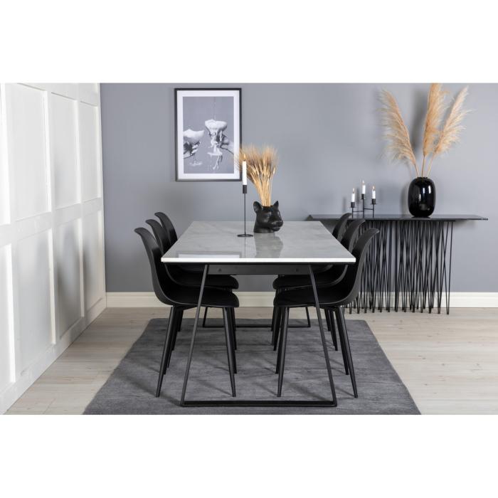 Rectangular Dining Set Estelle, Polar Plast