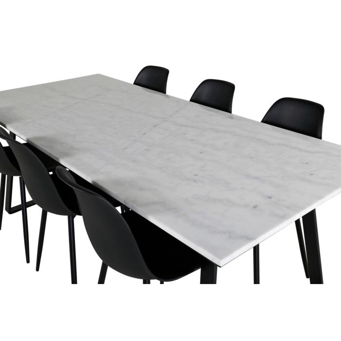 Rectangular Dining Set Estelle, Polar Plast