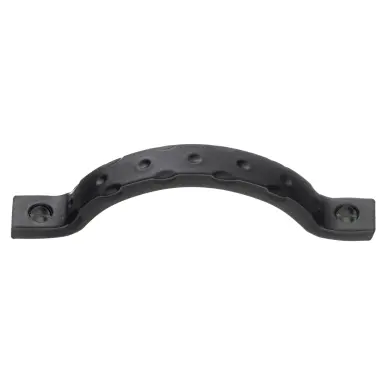 Lådhandtag Svart Smide cc 96 mm Rund