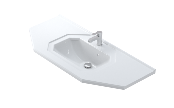 Tvättställ Mineralkomposit till Valhall Kommod