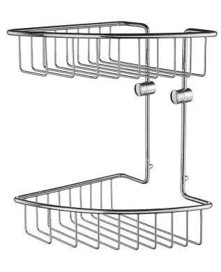 Hörnduschkorg Home Dubbel
