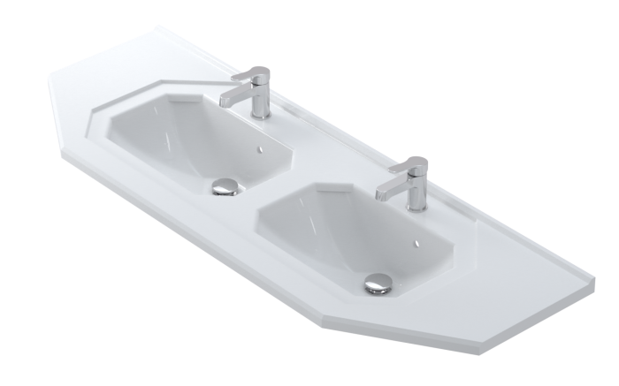 Tvättställ Mineralkomposit till Valhall Kommod