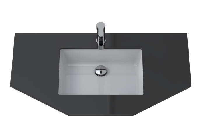 Tvättställ Porslin Underlimmat, till Valhall Kommod