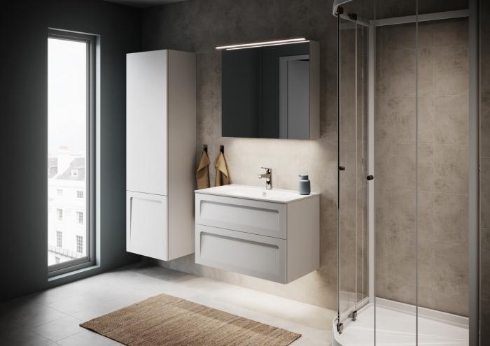 Kommod Crown Shape med Porslinstvättställ