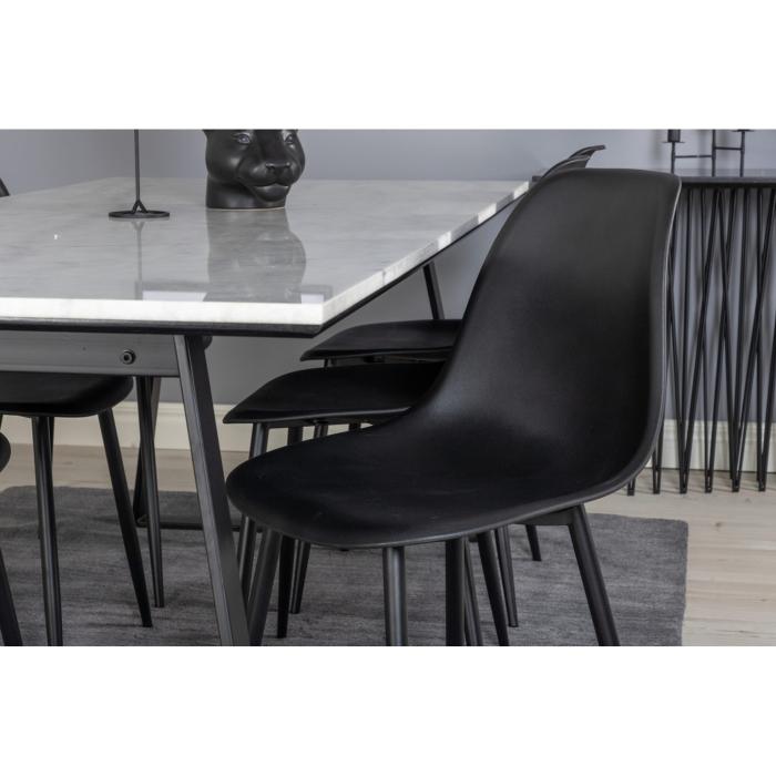 Rectangular Dining Set Estelle, Polar Plast